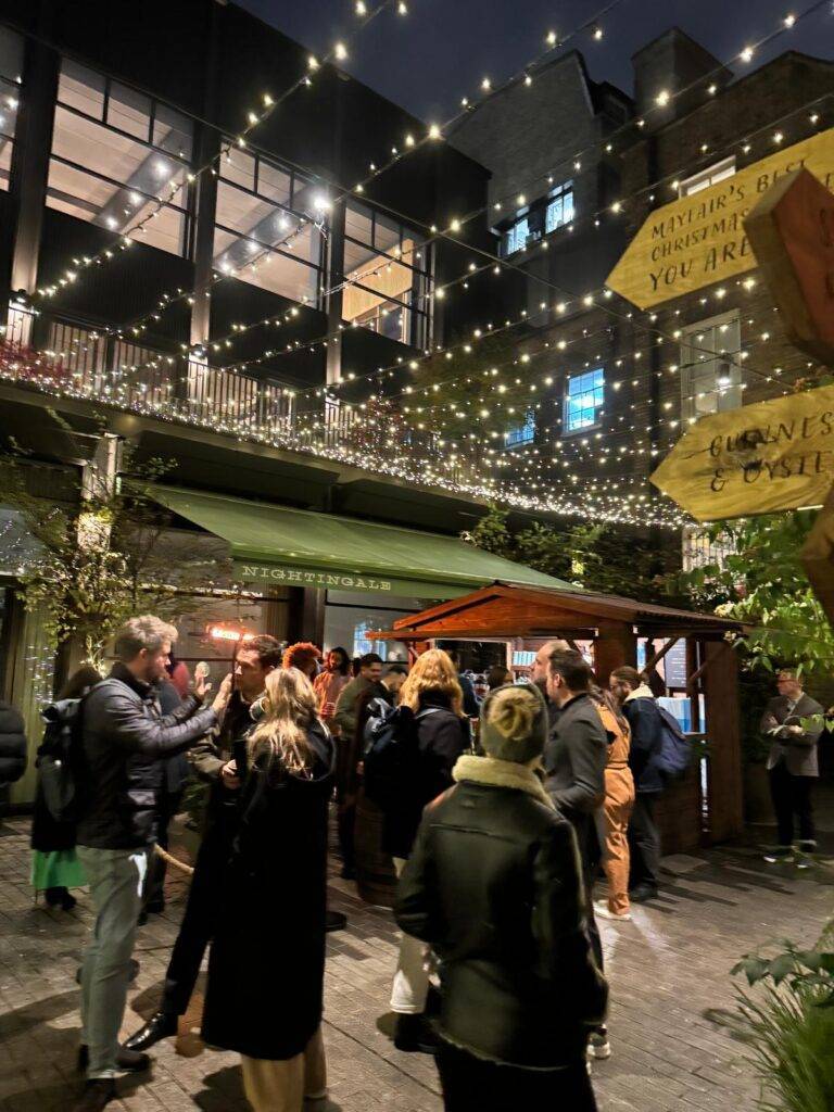 Outdoor Fairy Light Canopy London