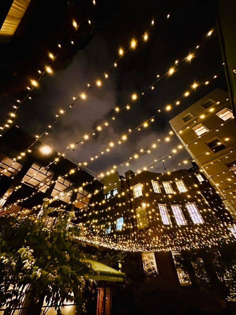 Fairy Lighting Canopy London